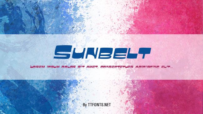Sunbelt example