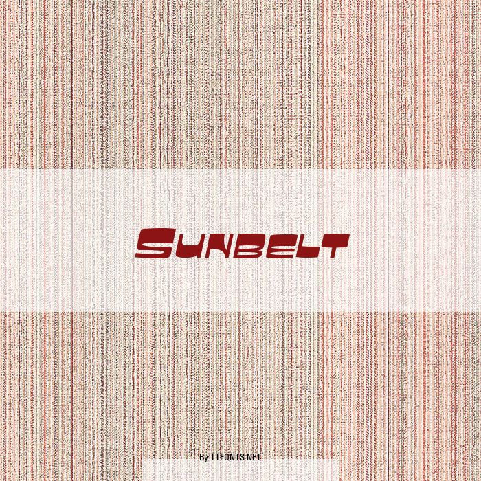 Sunbelt example