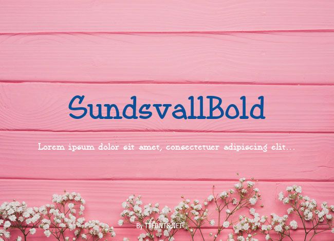SundsvallBold example