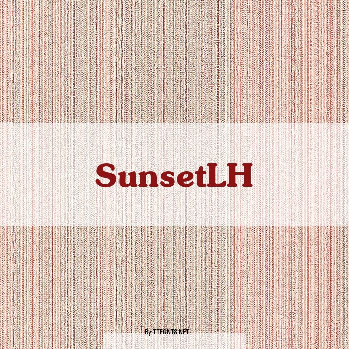 SunsetLH example