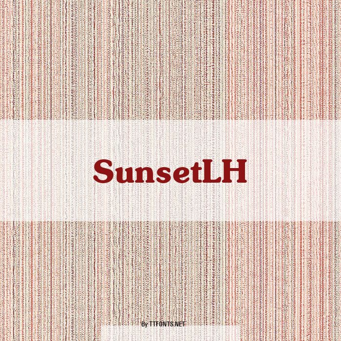 SunsetLH example