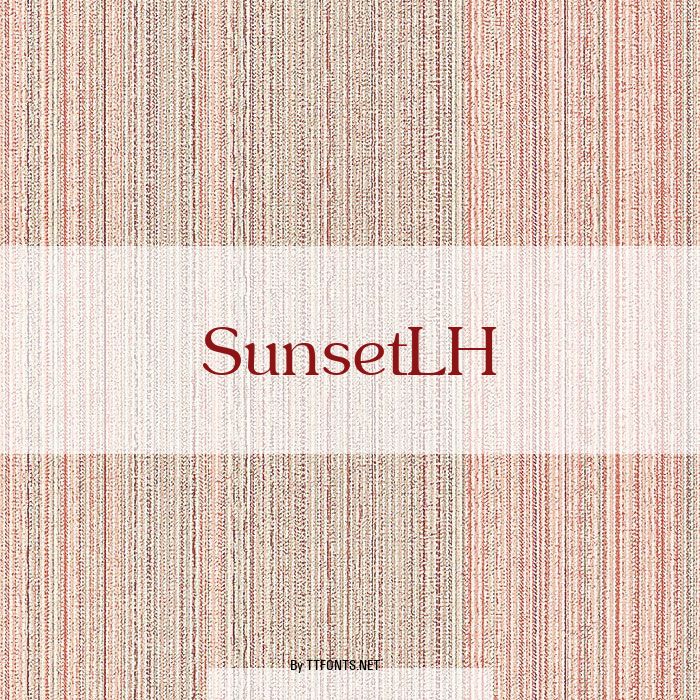 SunsetLH example
