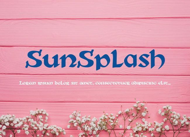 SunSplash example