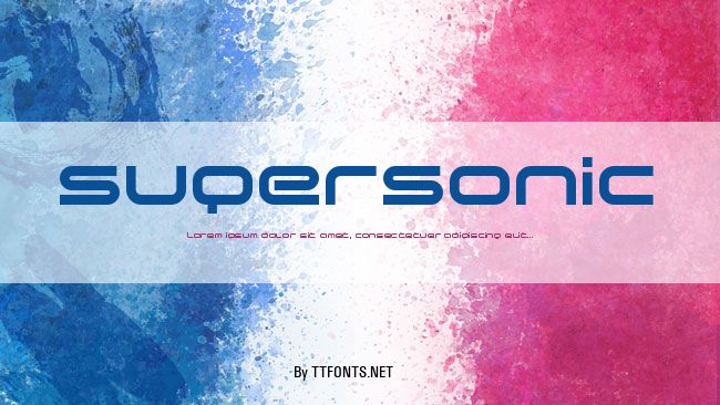 supersonic example