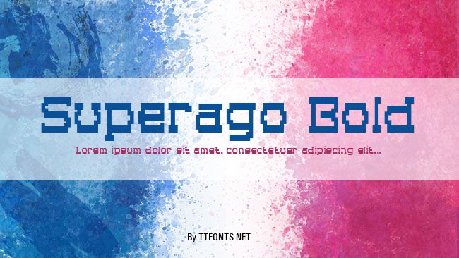Superago Bold example