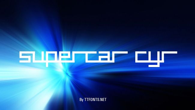supercar cyr example