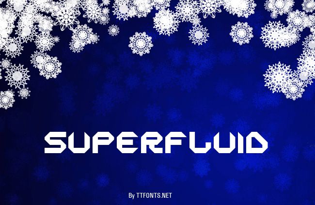 superfluid example