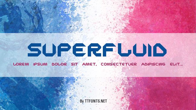 superfluid example