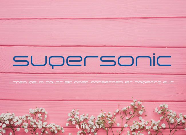 supersonic example
