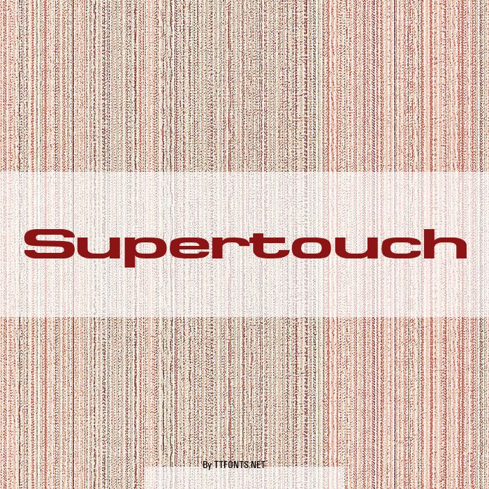 Supertouch example