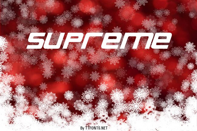 Supreme example