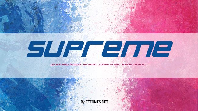 Supreme example