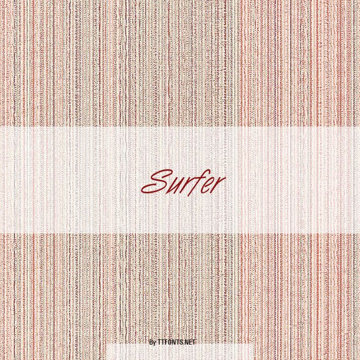 Surfer example
