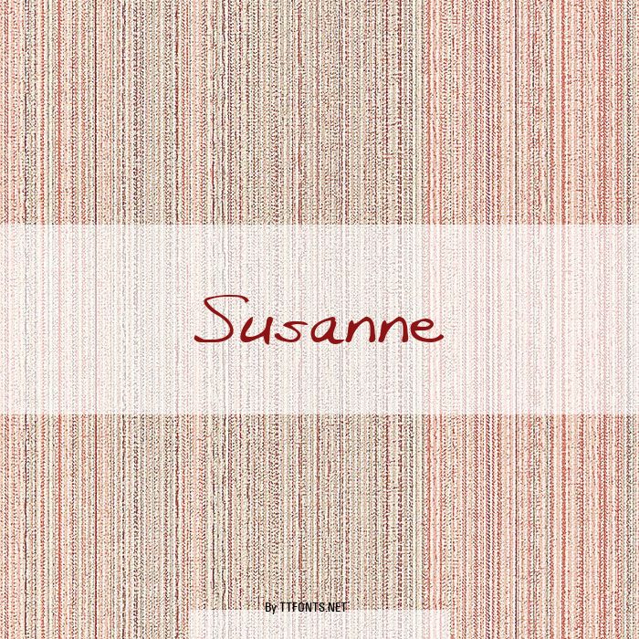 Susanne example