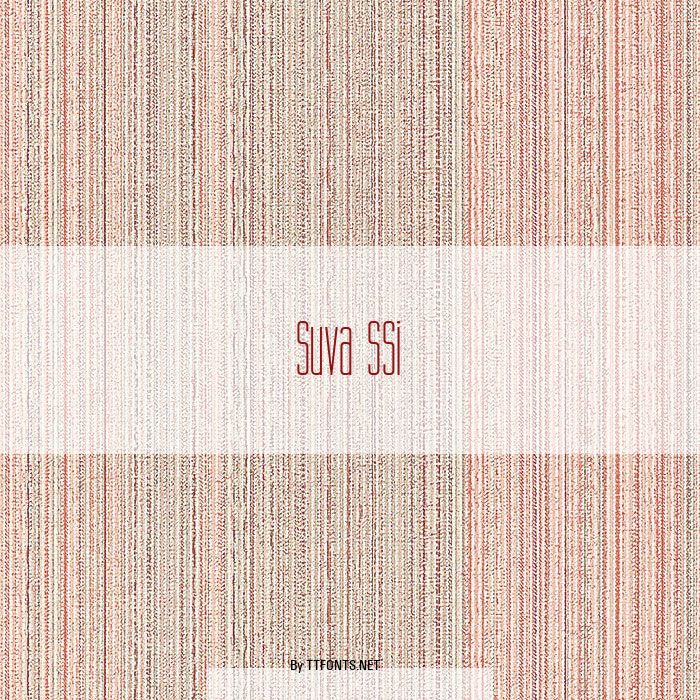 Suva SSi example