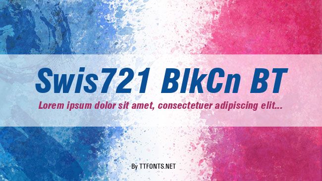 Swis721 BlkCn BT example