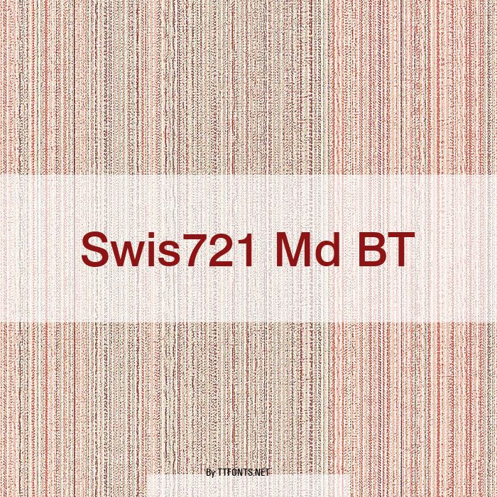 Swis721 Md BT example