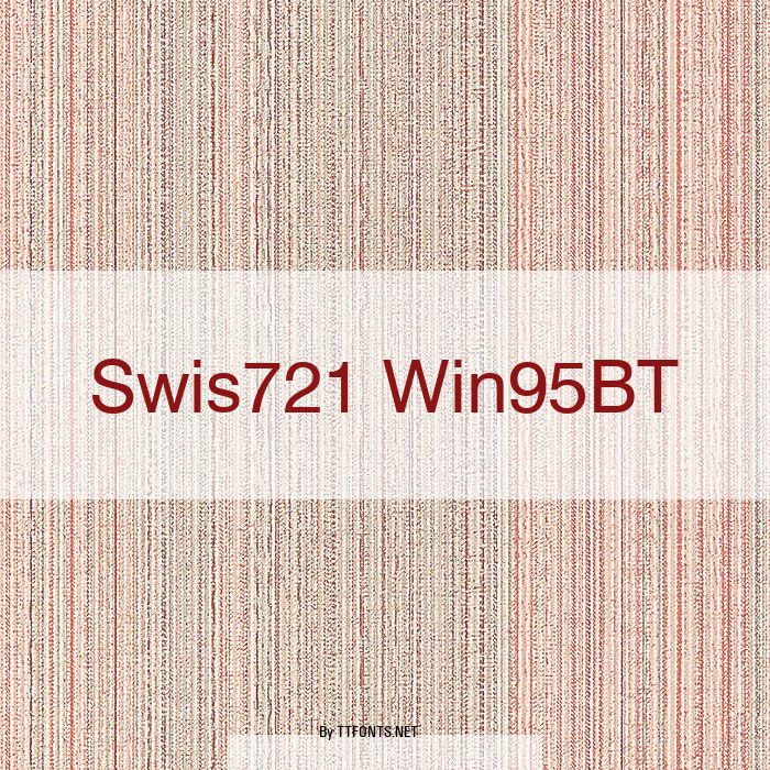 Swis721 Win95BT example