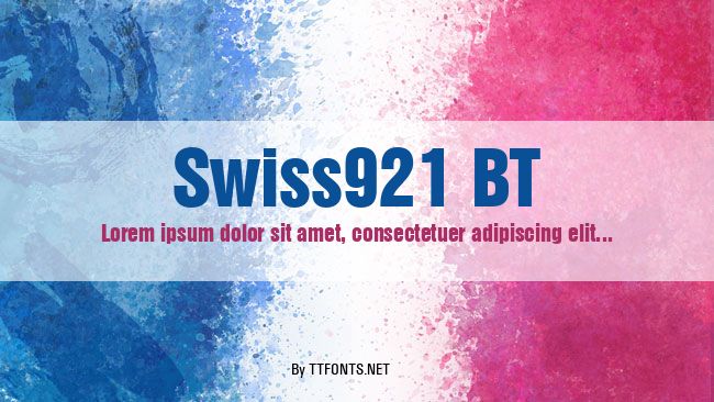 Swiss921 BT example
