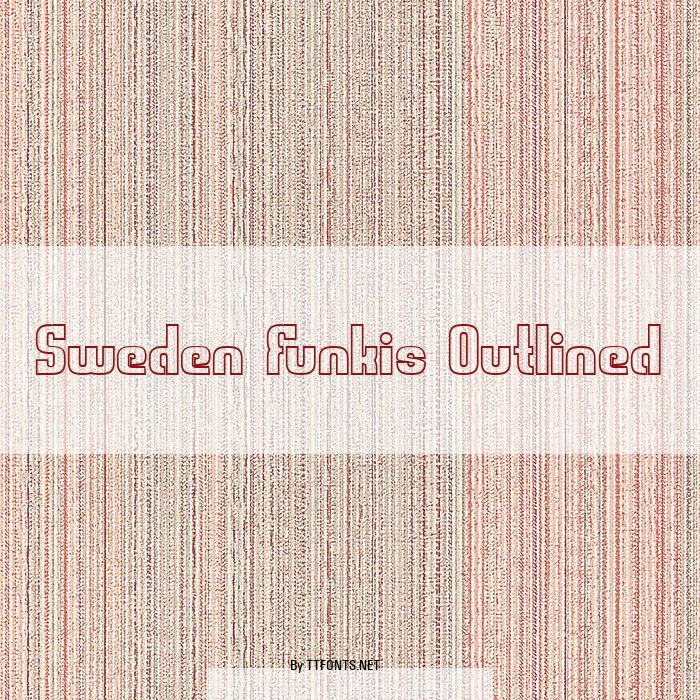 Sweden Funkis Outlined example