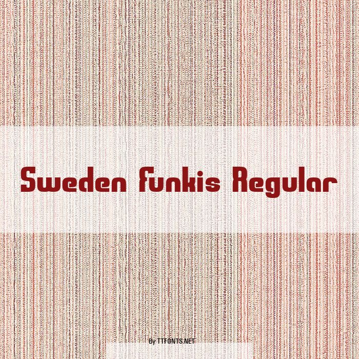 Sweden Funkis Regular example