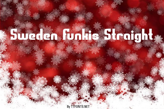 Sweden Funkis Straight example