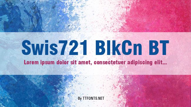 Swis721 BlkCn BT example