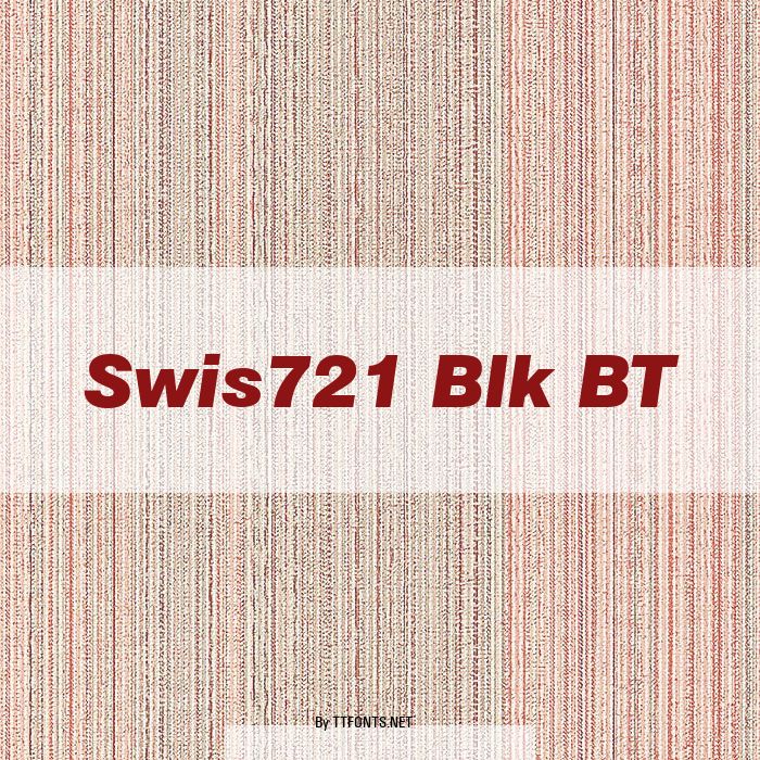 Swis721 Blk BT example