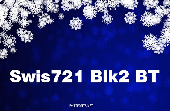 Swis721 Blk2 BT example