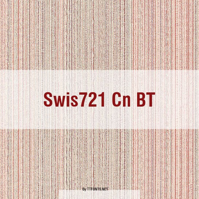Swis721 Cn BT example