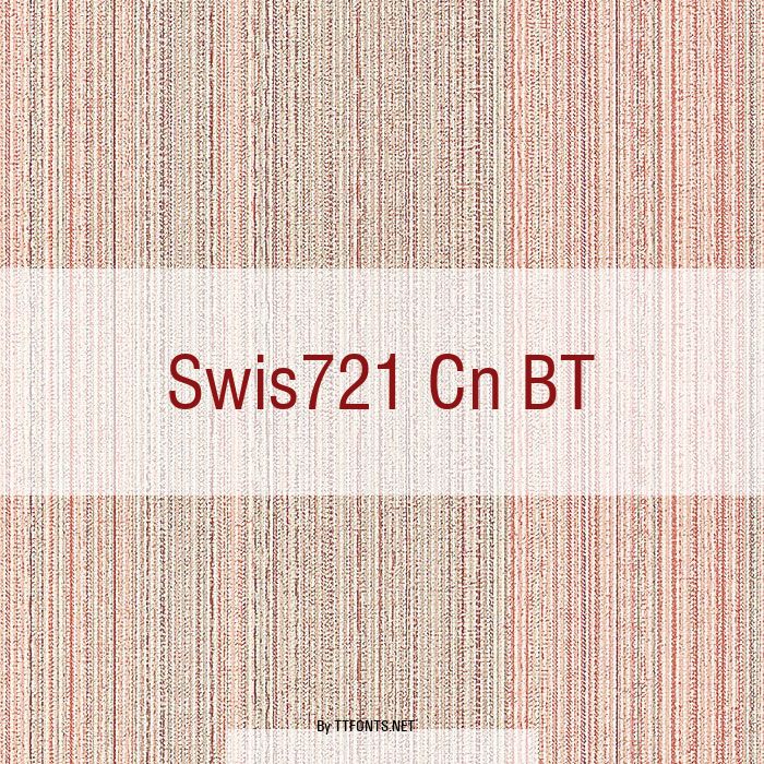 Swis721 Cn BT example