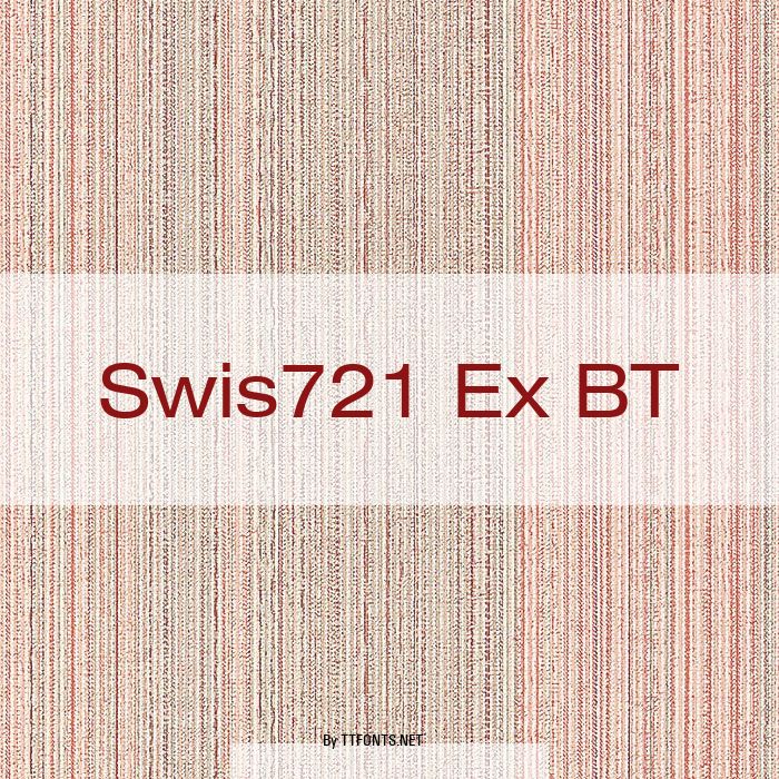 Swis721 Ex BT example