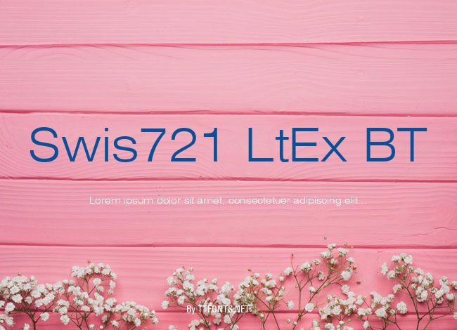Swis721 LtEx BT example