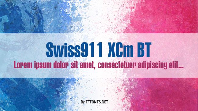 Swiss911 XCm BT example