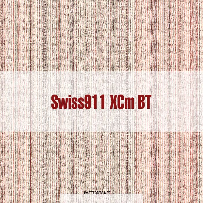 Swiss911 XCm BT example