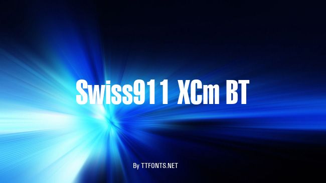 Swiss911 XCm BT example