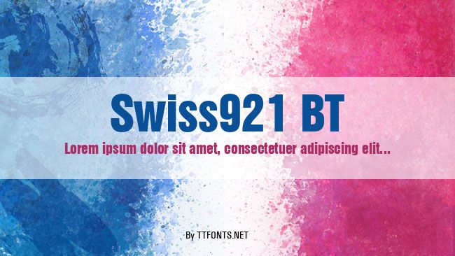 Swiss921 BT example