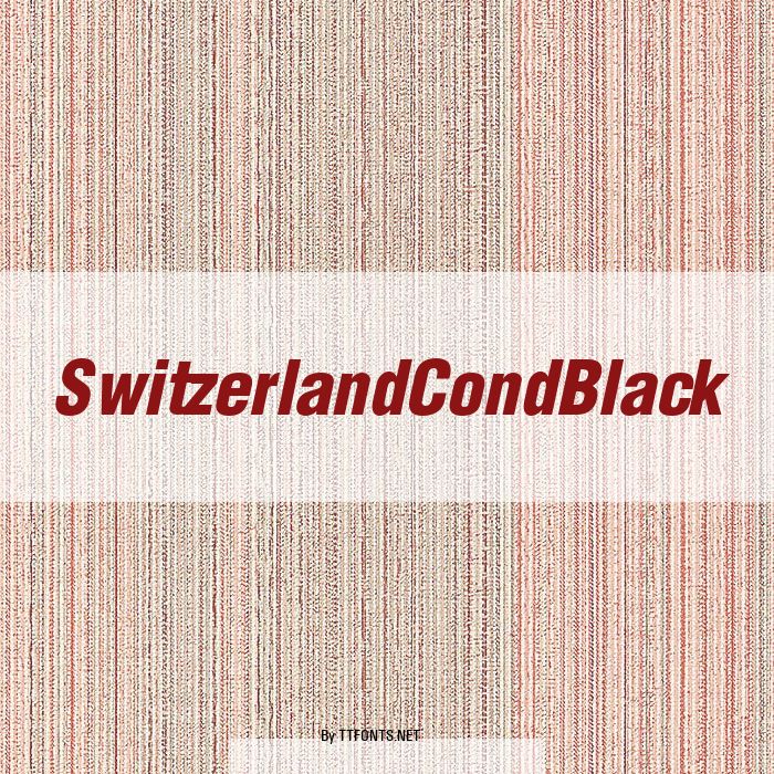 SwitzerlandCondBlack example