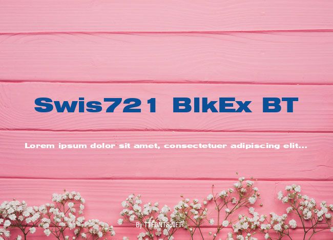 Swis721 BlkEx BT example