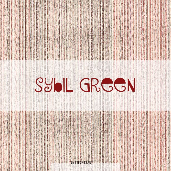 Sybil Green example
