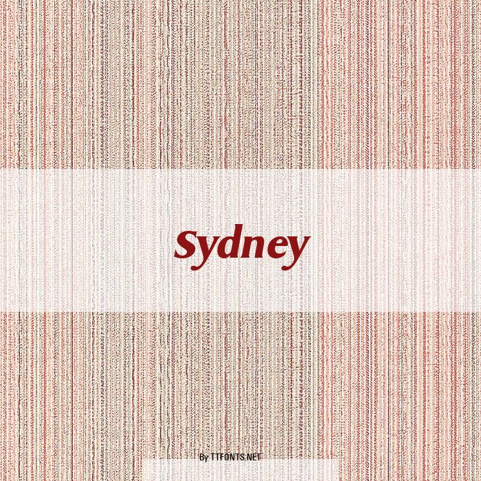Sydney example