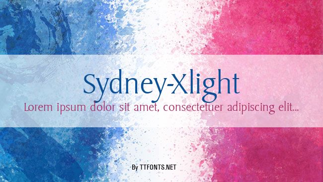 Sydney-Xlight example