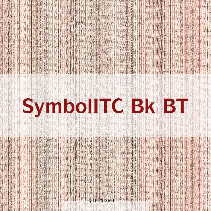 SymbolITC Bk BT example