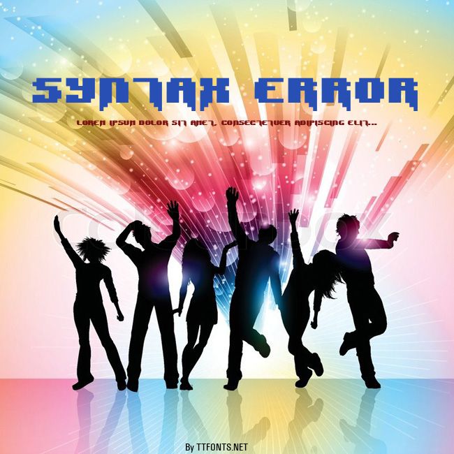Syntax Error example