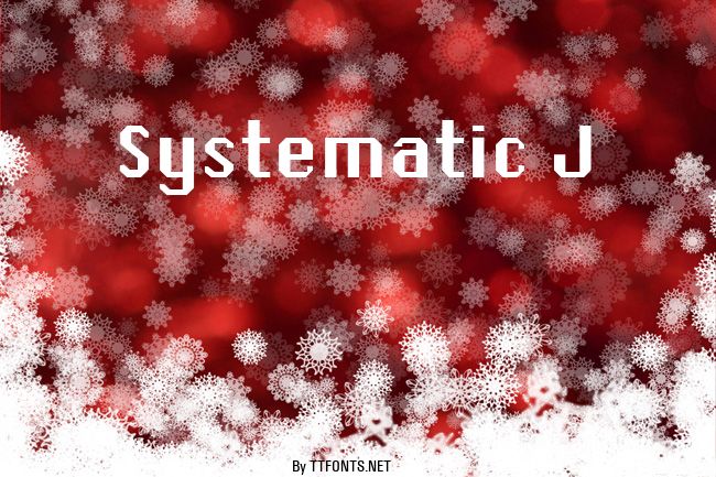 Systematic J example