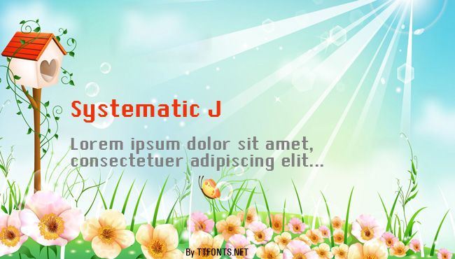 Systematic J example