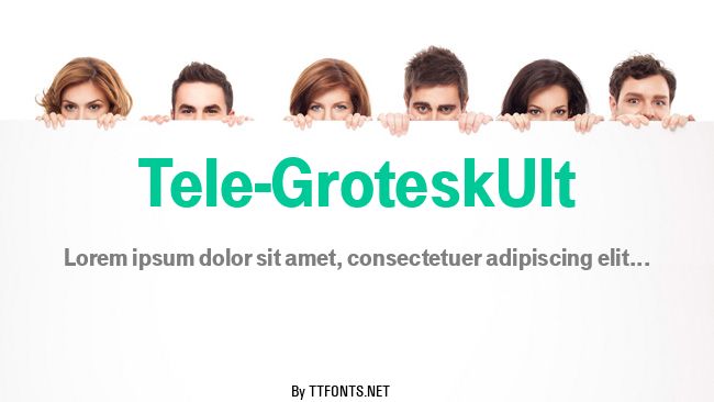 Tele-GroteskUlt example