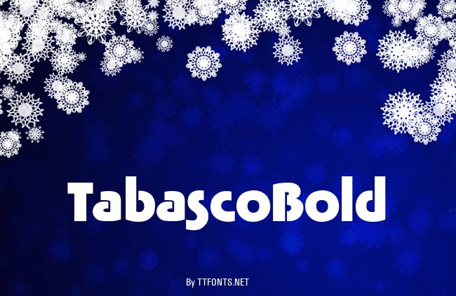TabascoBold example