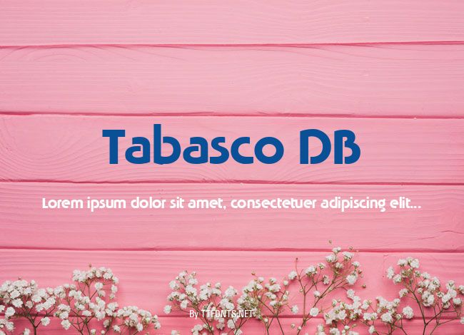 Tabasco DB example