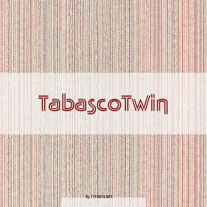 TabascoTwin example